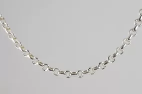 16" ﻿Tiffany & Co. 925 Silver Chain Link Necklace (30.30g.)