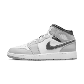 Air Jordan 1 Mid GS 'Light Smoke Grey'