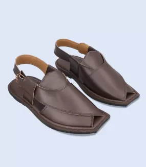 BM4610-BROWN-Men Peshawari's