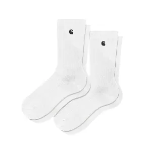 Carhartt WIP Madison Pack Socks White / Black and White / Black