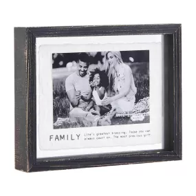 Family Together Black Frame - 4 x 6 Frame