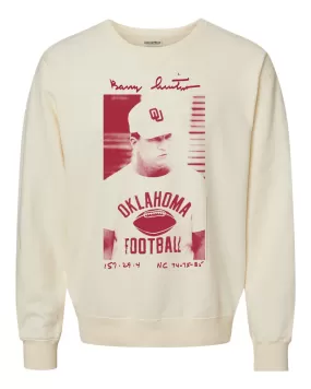 OU Barry Switzer Football Parchment Sweatshirt