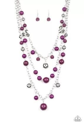 Paparazzi The Partygoer - Purple Necklace