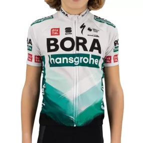 Sportful Bora-Hansgrohe Kids Short Sleeve Cycling Jersey