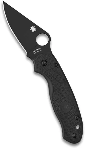 Spyderco Para 3 Lightweight Black Blade - Open Box / Used